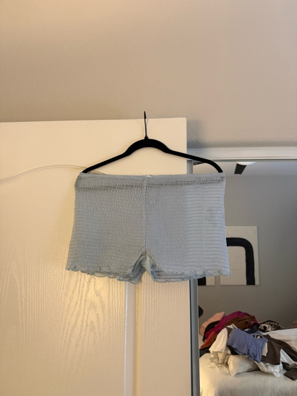 SKIMS Light Blue Shorts